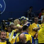 30.05.2015 Final Four. Rozgrzewka przed meczem Vive Tauron Kielce - Barcelona. / Stanisław Blinstrub / Radio Kielce