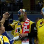 30.05.2015 Final Four. Rozgrzewka przed meczem Vive Tauron Kielce - Barcelona. / Stanisław Blinstrub / Radio Kielce