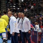 30.05.2015 Final Four. Rozgrzewka przed meczem Vive Tauron Kielce - Barcelona. / Stanisław Blinstrub / Radio Kielce