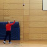 29.05.2015 Kolonia. Vive Taouron Kielce na treningu przed meczem. Piłka ręczna czy koszykowa? / Stanisław Blinstrub / Radio Kielce