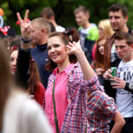 14.5.2015 Kielce. Ulicami miasta przeszedł korowód studencki rozpoczynający juwenalia. Żacy dostali klucze do miasta / Stanisław Blinstrub / Radio Kielce