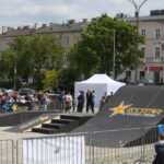 Zawody rowerowe BMX na placu Wolności / Kamil Król / Radio Kielce