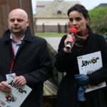 Koncert "Jawor – u źródeł kultury" w Tokarni. Prowadzący Magdalena Sitek i Rafał Szymczyk z Radia Kielce / Wojciech Habdas / Maciej Wadowski / Radio Kielce