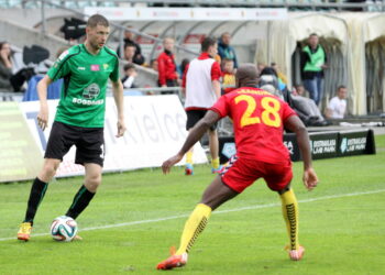 19.05.2015. 33. kolejka T-Mobile Ekstraklasy; Korona Kielce - Górnik Łęczna / Kamil Król / Radio Kielce