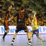 Pierwszy mecz półfinału mistrzostw Polski piłkarzy ręcznych: Vive Tauron Kielce - Pogoń Szczecin / Kamil Król / Radio Kielce