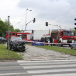 10.5.2015 Kielce. Tragiczny wypadek na Tarnowskiej. / Wojciech Habdas / Radio Kielce