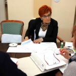 11.5.2015 Kielce. W kieleckim Ratuszu zbierane są głosy z Obwodowych Komisji Wyborczych z terenu Kielc. / Wojciech Habdas / Radio Kielce