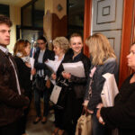 11.5.2015 Kielce. W kieleckim Ratuszu zbierane są głosy z Obwodowych Komisji Wyborczych z terenu Kielc. / Wojciech Habdas / Radio Kielce