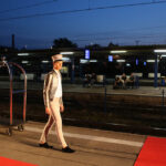 29.5.2015 Kielce. Pokaz marki Hexeline na kieleckim dworcu PKP zainaugurował kolejną edycję Off Fashion. / Wojciech Habdas / Radio Kielce