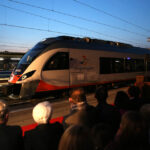 29.5.2015 Kielce. Pokaz marki Hexeline na kieleckim dworcu PKP zainaugurował kolejną edycję Off Fashion. / Wojciech Habdas / Radio Kielce