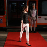 29.5.2015 Kielce. Pokaz marki Hexeline na kieleckim dworcu PKP zainaugurował kolejną edycję Off Fashion. / Wojciech Habdas / Radio Kielce