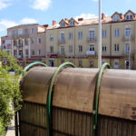 13.5.2015 Kielce. Zniszczony przez wandali przystanek przy Krakowskiej. / Wojciech Habdas / Radio Kielce