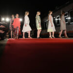 29.5.2015 Kielce. Pokaz marki Hexeline na kieleckim dworcu PKP zainaugurował kolejną edycję Off Fashion. / Wojciech Habdas / Radio Kielce