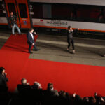 29.5.2015 Kielce. Pokaz marki Hexeline na kieleckim dworcu PKP zainaugurował kolejną edycję Off Fashion. / Wojciech Habdas / Radio Kielce