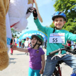 31.5.2015 Kielce. Piknik "Kocham rowerek" na skwerze Szarych Szeregów / Wojciech Habdas / Radio Kielce