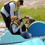 31.5.2015 Cedzyna. 31.5.2015 Cedzyna. Rejsy po zalewie w Cedzynie dla dzieciaków zorganizowali żeglarze z Klubu Morskiego HORN / Wojciech Habdas / Radio Kielce