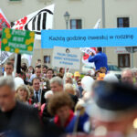 31.5.2015 Kielce. Ulicami miasta przeszedł Marsz Życia. / Wojciech Habdas / Radio Kielce