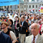 31.5.2015 Kielce. Ulicami miasta przeszedł Marsz Życia. / Wojciech Habdas / Radio Kielce