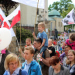 31.5.2015 Kielce. Ulicami miasta przeszedł Marsz Życia. / Wojciech Habdas / Radio Kielce