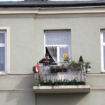 31.5.2015 Kielce. Na Rynku kibice dopingowali zawodników Viva Tauronu Kielce. / Wojciech Habdas / Radio Kielce