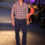 16.5.2015 Kielce. "Summer Fashion Show" - pokaz mody wiosenno – letniej w Galerii Korona / Wojciech Habdas / Radio Kielce