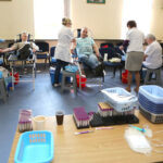 18.5.2015 Kielce. Żołnierze z jednostki na Bukówce honorowo oddawali krew. / Wojciech Habdas / Radio Kielce