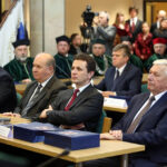 18.5.2015 Kielce. Obchody 50-lecia Politechniki Świętokrzyskiej - uroczyste posiedzenie Senatu uczelni. / Wojciech Habdas / Radio Kielce