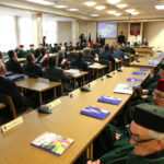 18.5.2015 Kielce. Obchody 50-lecia Politechniki Świętokrzyskiej - uroczyste posiedzenie Senatu uczelni. / Wojciech Habdas / Radio Kielce