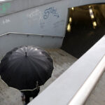 20.5.2015 Kielce. Nawałnica przeszła nad miastem. Zalany tunel przy rondzie Herlinga-Grudzińskiego. / Wojciech Habdas / Radio Kielce