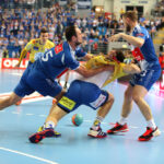 21.5.2015 Płock. Finał PGNiG Superligi. Vive Tauron Kielce kontra Orlen Wisła Płock / Wojciech Habdas / Radio Kielce