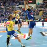 21.5.2015 Płock. Finał PGNiG Superligi. Vive Tauron Kielce kontra Orlen Wisła Płock / Wojciech Habdas / Radio Kielce