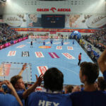 21.5.2015 Płock. Piłkarze ręczni Vive Tauronu Kielce po raz dwunasty w historii zdobyli tytuł mistrzów Polski. / Wojciech Habdas / Radio Kielce