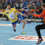 21.5.2015 Płock. Piłkarze ręczni Vive Tauronu Kielce po raz dwunasty w historii zdobyli tytuł mistrzów Polski. / Wojciech Habdas / Radio Kielce