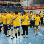 21.5.2015 Płock. Piłkarze ręczni Vive Tauronu Kielce po raz dwunasty w historii zdobyli tytuł mistrzów Polski. / Wojciech Habdas / Radio Kielce