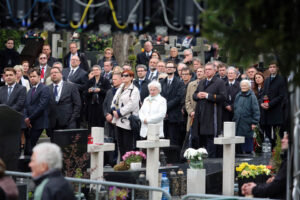 Uroczystości pogrzebowe Władysława Bartoszewskiego (4 maja 2015 r.) / Wojciech Habdas / Radio Kielce