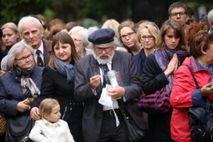 Uroczystości pogrzebowe Władysława Bartoszewskiego (4 maja 2015 r.) / Wojciech Habdas / Radio Kielce