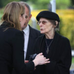 Uroczystości pogrzebowe Władysława Bartoszewskiego, na zdjęciu Zofia Bartoszewska (4 maja 2015 r.) / Wojciech Habdas / Radio Kielce