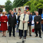 25.5.2015 Kielce. Na Placu Artystów w Kielcach podsumowano zwycięską kampanię kandydata PiS Andrzeja Dudy na prezydenta / Wojciech Habdas / Radio Kielce