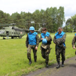 28.5.2015 Kielce. Międzynarodowy Kurs Obserwatorów Wojskowych w jednostce na Bukówce. / Wojciech Habdas / Radio Kielce