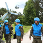 28.5.2015 Kielce. Międzynarodowy Kurs Obserwatorów Wojskowych w jednostce na Bukówce. / Wojciech Habdas / Radio Kielce