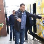 28.05.2015 Kielce. Rynek. Pożegnanie zawodników Vive Tauron Kielce przed Final Four Ligi Mistrzów - Michał Jurecki / Stanisław Blinstrub / Radio Kielce