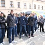 28.05.2015 Kielce. Rynek. Pożegnanie zawodników Vive Tauron Kielce przed Final Four Ligi Mistrzów / Stanisław Blinstrub / Radio Kielce