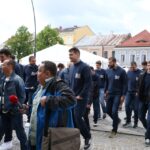 28.05.2015 Kielce. Rynek. Pożegnanie zawodników Vive Tauron Kielce przed Final Four Ligi Mistrzów / Stanisław Blinstrub / Radio Kielce
