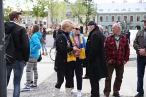 28.05.2015 Kielce. Rynek. Pożegnanie zawodników Vive Tauron Kielce przed Final Four Ligi Mistrzów / Stanisław Blinstrub / Radio Kielce