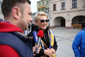 28.05.2015 Kielce. Rynek. Pożegnanie zawodników Vive Tauron Kielce przed Final Four Ligi Mistrzów / Stanisław Blinstrub / Radio Kielce