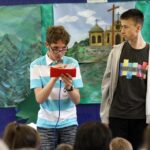 27.05.2015 Kielce. Szkolny Festiwal Projektów w ZSO Nr 17 Specjalnych. / Stanisław Blinstrub / Radio Kielce