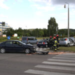 Wypadek przy ulicy Tarnowskiej w Kielcach (17 czerwca 2015 r.) / Piotr Michalski / Radio Kielce