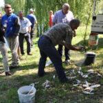 16.6.2015 Sandomierz. Kilkadziesiąt kilogramów ryb padło w kanale Atramentówka w Sandomierzu / Radio Kielce