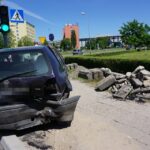 Karambol w centrum Kielc / Kamil Król / Radio Kielce