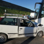 06.06.2015. Wypadek z udziałem autobusu PKS w Domaszowicach / Kamil Król / Radio Kielce